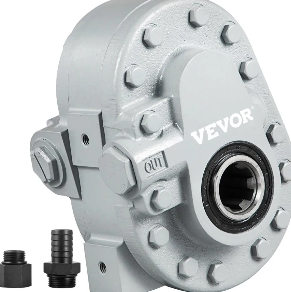 VEVOR Hydraulic Pump 16.6GPM Hydraulic Motor 540RPM Log Splitter 2500PSI Hydraulic Splitter SAE 12 Outlet Port Hydraulic Pump for Log Splitter for Truck Tailgate Lift,Scissor Lift, Dump Trailer
