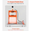 VEVOR Hydraulic Shop Press, 10 T H-Frame Shop Press with Press Plate & H-shaped Base, Stable Garage Floor Adjustable Hydraulic Press with Relief Valve, Fit for Bending, Straightening & Stamping
