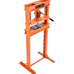 VEVOR Hydraulic Shop Press, 12 Ton H-Frame Hydraulic Garage/Shop Floor Press, Adjustable Shop Press with Press Plates, Heavy Duty Hydraulic Press for Garage, Shop, Workshop