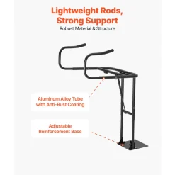VEVOR Hydraulic Spa Cover Lift, Hot Tub Cover Lift, Adjustable Height 33.1 to 41.3 in and Width from 53.1 to 92.5 in, Mounted Underneath on One Side, Compatible with Various Sizes of Hot Tubs & Spas