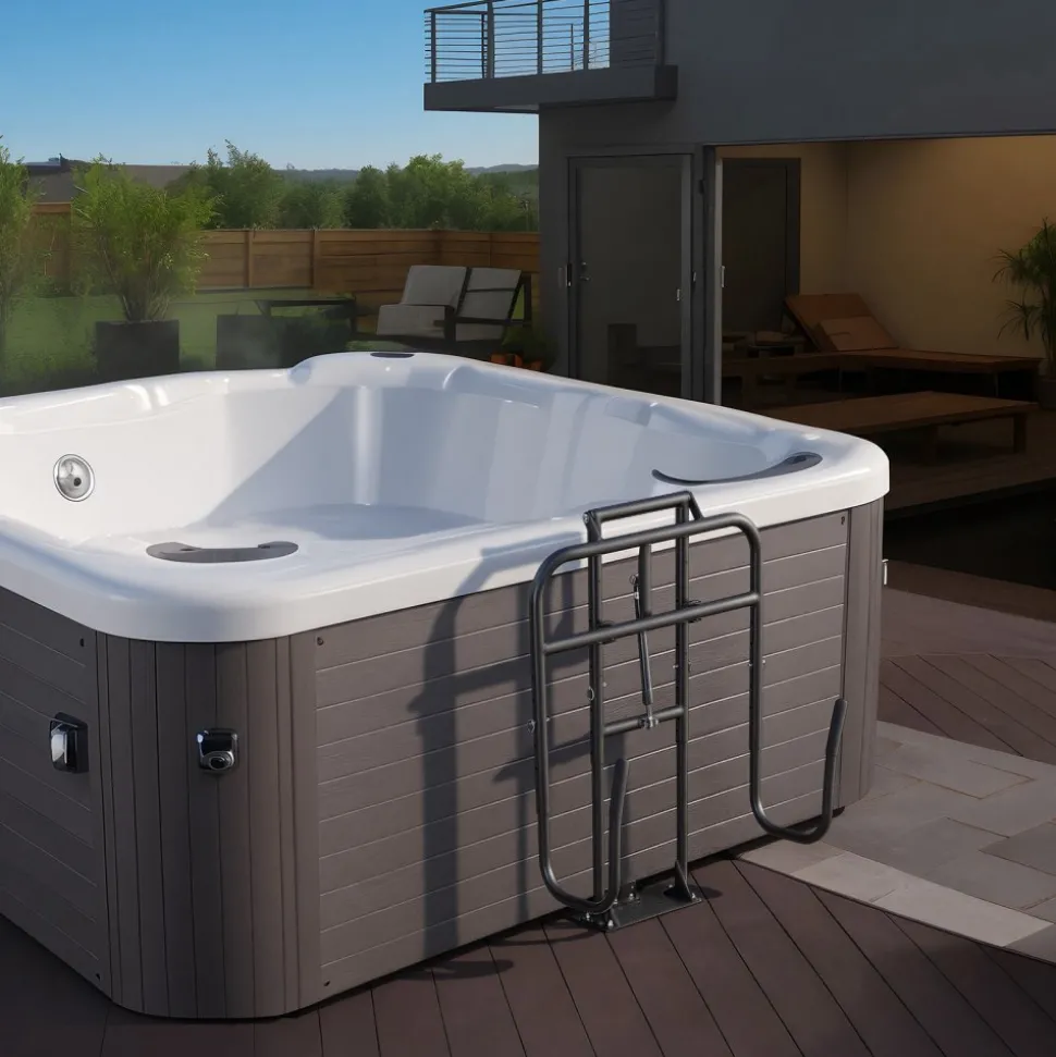VEVOR Hydraulic Spa Cover Lift, Hot Tub Cover Lift, Adjustable Height 33.1 to 41.3 in and Width from 53.1 to 92.5 in, Mounted Underneath on One Side, Compatible with Various Sizes of Hot Tubs & Spas