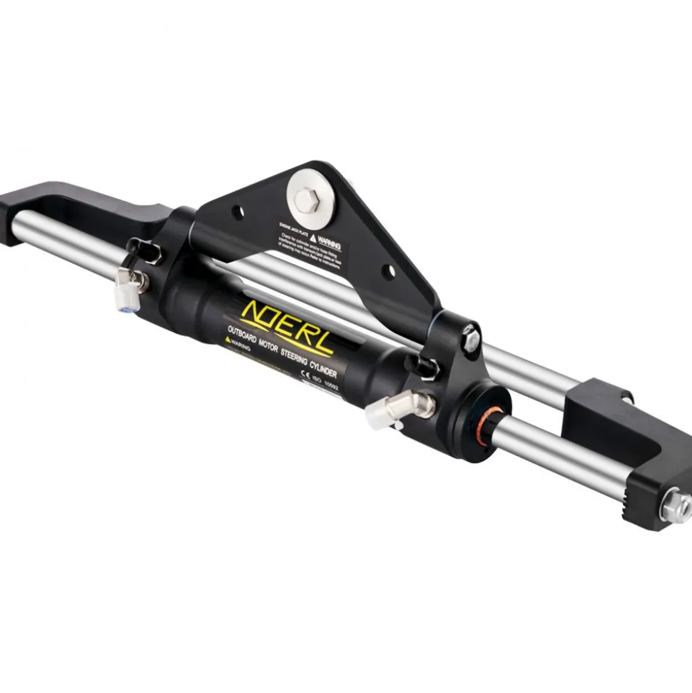 VEVOR Hydraulic Steering Cylinder 300HP, Hydraulic Steering, Front Mount, Hydraulic Outboard Steering Cylinder for Marine Boat Steering System