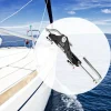 VEVOR Hydraulic Steering Cylinder HC4645H Front Mount Hydraulic Outboard Marine Steering Cylinder Suit for Up to 150HP Boats Steering