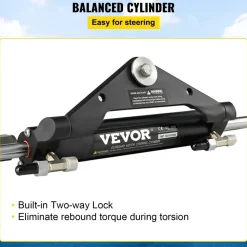 VEVOR Hydraulic Steering Cylinder HC4645H Front Mount Hydraulic Outboard Marine Steering Cylinder Suit for Up to 150HP Boats Steering