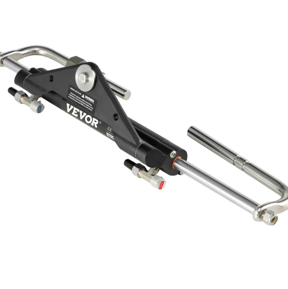 VEVOR Hydraulic Steering Cylinder HC4645H Front Mount Hydraulic Outboard Marine Steering Cylinder Suit for Up to 150HP Boats Steering