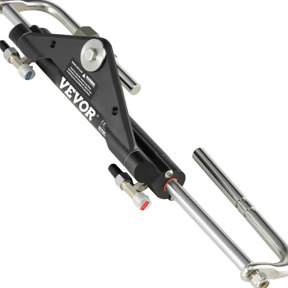 VEVOR Hydraulic Steering Cylinder HC4645H Front Mount Hydraulic Outboard Marine Steering Cylinder Suit for Up to 150HP Boats Steering