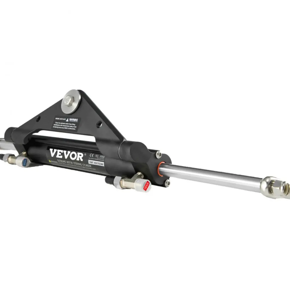 VEVOR Hydraulic Steering Cylinder HC4645H Front Mount Hydraulic Outboard Marine Steering Cylinder Suit for Up to 150HP Boats Steering