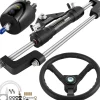 VEVOR Hydraulic Steering Kit 300HP, Hydraulic Boat Steering Kit Helm Pump, Hydraulic Boat Steering Kit Without Hydraulic Steering Hose for Boat Steering System