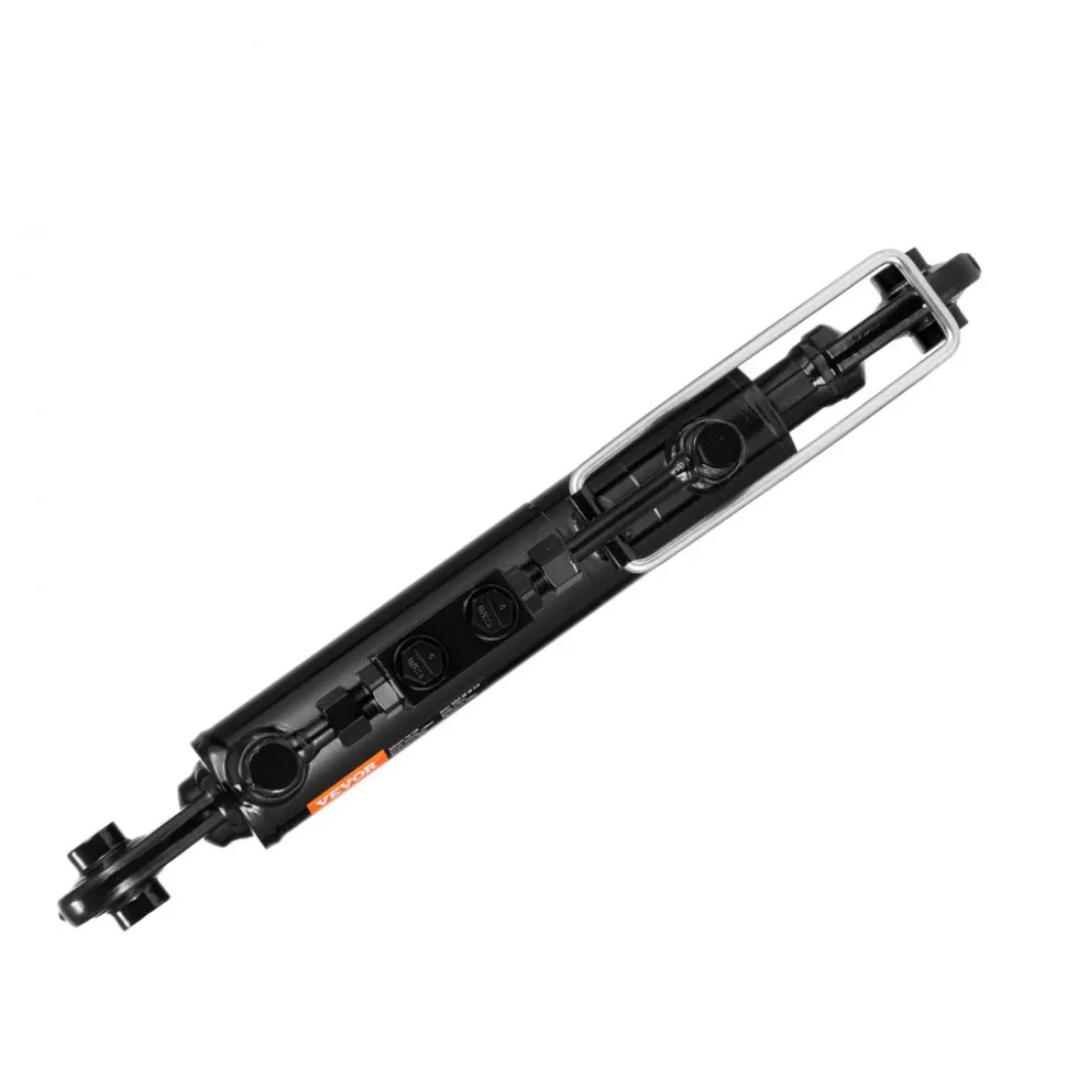 VEVOR Hydraulic Top Link Cat.1-1 (8-1/4 in, 18-1/8~26-3/8 in ), Hydraulic Cylinder with 2 Hoses & G3/8" Check Valve