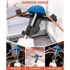 VEVOR Hydraulic Tubing Bender Kit, 1/4 to 7/8 Inch, Copper Tube Pipe Bender, Forward/Reverse HVAC Bending Tool, with 7 Color Aluminium Alloy Dies, for HVAC Air Conditioning Refrigeration Auto Repair