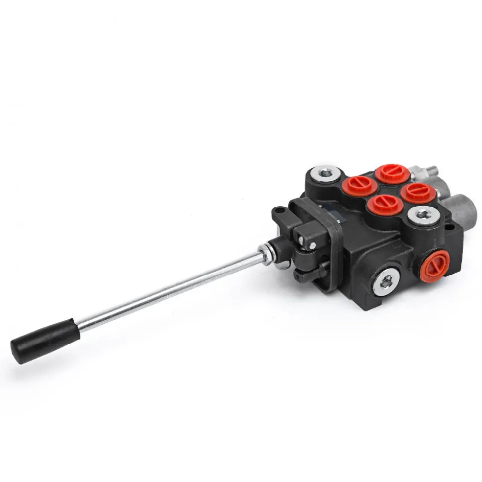 VEVOR Hydraulic Valve 2 Spool Hydraulic Joystick Control Valve 11gpm Hydraulic Directional Control Valve Double Acting for Tractors Loaders Tanks