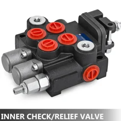 VEVOR Hydraulic Valve 2 Spool Hydraulic Joystick Control Valve 11gpm Hydraulic Directional Control Valve Double Acting for Tractors Loaders Tanks