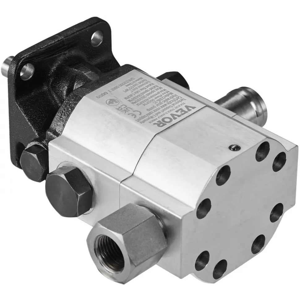 VEVOR Hydraulic Wood Log Splitter Pump Kit, 16 GPM, 2 Stage 4000 PSI Aluminum Hydraulic Gear Pump, with Valve 1'' Inlet 1/2'' NPT Outlet 3600 RPM, for Small Engine Mounting Log Splitters