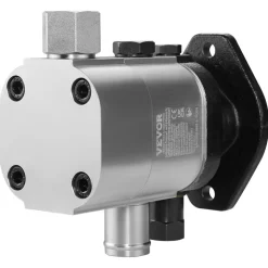 VEVOR Hydraulic Wood Log Splitter Pump Kit, 22GPM, 2 Stage 4000PSI Aluminum Hydraulic Gear Pump, with Valve Coupling Installation Base 3/4'' NPT Outlet 3600 RPM, for Small Engine Mounting Log Splitter