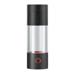 VEVOR Hydrogen Water Bottle Generator, 230 ml / 8.1 oz Capacity Portable Hydrogen Water Maker, SPE Technology Hydrogen Rich Water Ionizer Machine with Nasal Inhalation Tube and Self-Cleaning