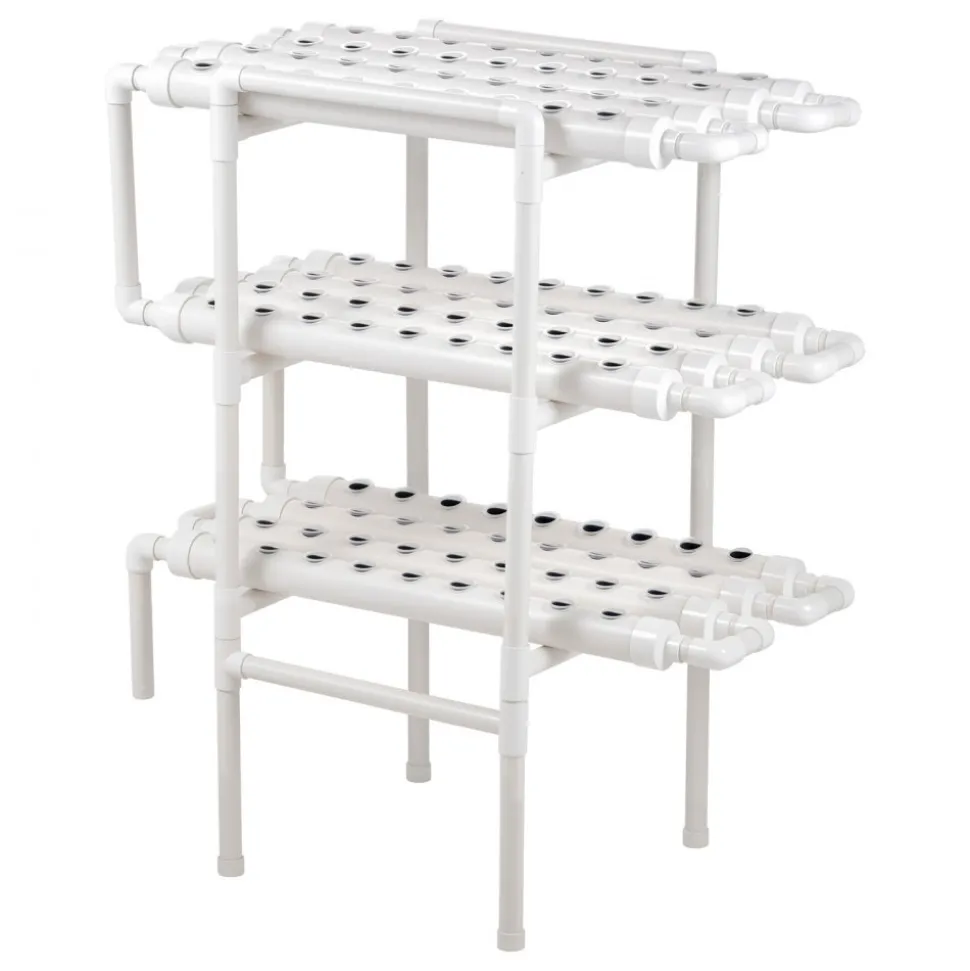 VEVOR Hydroponics Growing System Kit, 1-Tier 36 Sites UPVC Pipe Hydroponic Grow Kit with Timed Irrigation, Sun & Light Blocking Pipes, Indoor Home Garden Vegetable Planting Grow Kits for Fruit Herb