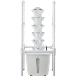 VEVOR Hydroponic Tower, 30 Pods 6 Tiers Hydroponics Growing System Kit with LED Grow Light & App Control, Vertical Home Garden with 20L Water Tank & Pump, Planter for Indoor Herbs, Fruits, Vegetables