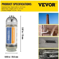 VEVOR 512HZ Sonde 8/5