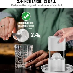 VEVOR Ice Ball Press, 2.4