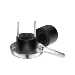 VEVOR Ice Ball Press Kit, Aviation Aluminum Ice Press with Ice Block Mold, Large Mat, Tong, Drip Tray, One Glass, Round Ice Ball Maker 2.4