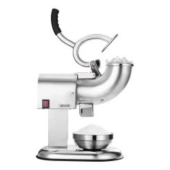 VEVOR Ice Crusher Machine, 440lbs Per Hour Electric 4 Blades Snow Cone Maker, All Stainless Steel Shaved Ice Machine with Bowl and Cover, 350W 1400RPM Ice-Shaver for Home and Commercial Use, Silver