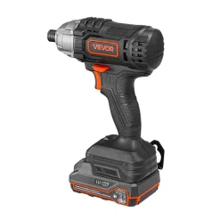 VEVOR Impact Driver, 1/4 Inch, 2800 RPM Max Speed, 20 V Powerful Motor, Electric Cordless Impact Driver Kit with Battery and Charger, 10 Bits, LED Work Light, for Furniture, Electrical, Home Repairs