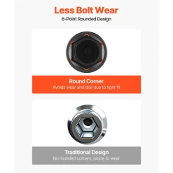 VEVOR Impact Socket Set, 1/2