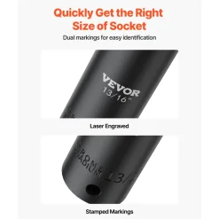 VEVOR Impact Socket Set, 1/2