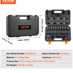 VEVOR Impact Socket Set with 1/2