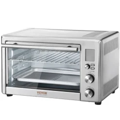 VEVOR 13-IN-1 Air Fryer Toaster Oven, 28L/29.6Qt Convection Oven, 1800W 2-Tier Toaster Ovens Countertop Combo with Wire Racks, Pizza Pan, Gloves, Home and Commercial Use