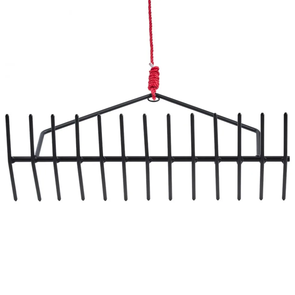 VEVOR 24 in Aquatic Weed Rake, 8.7 in Double Sided Lake Weed Rake, Pond Weeds Cutter with 30ft Rope, Tie Hole, No Assembly Required, Lightweight Muck Lilypad Clearing Tool for Pond, Lake, Rivulet