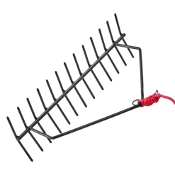 VEVOR 24 in Aquatic Weed Rake, 8.7 in Double Sided Lake Weed Rake, Pond Weeds Cutter with 30ft Rope, Tie Hole, No Assembly Required, Lightweight Muck Lilypad Clearing Tool for Pond, Lake, Rivulet