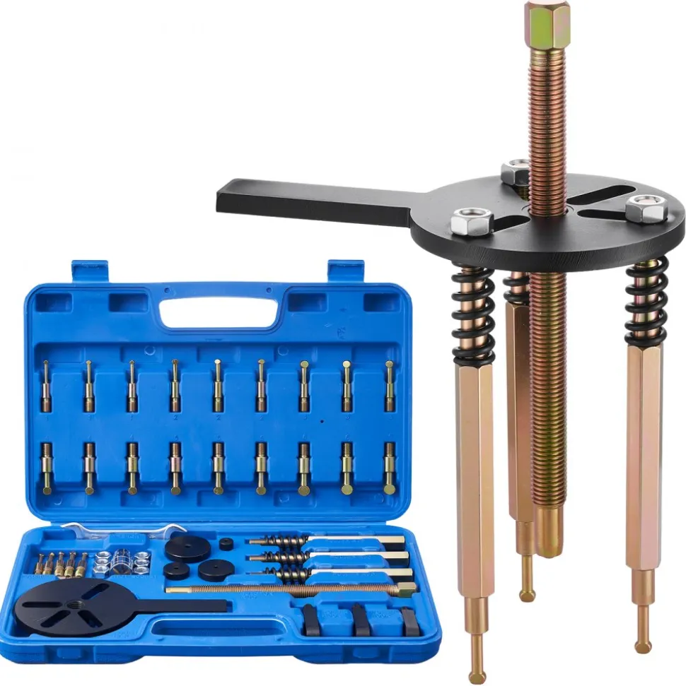 VEVOR 36-in-1 Bearing Puller Set, 36 PCS 3-Jaw Hook Puller for Internal External Bearings and Bearing Without Inner Shaft, Multifunctional Bearing Removal Tool with Heavy Duty Portable Storage Case
