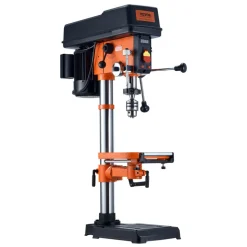 VEVOR 12 in Benchtop Drill Press, 5 Amp 120V, Variable Speed Cast Iron Bench Drill Press, 12 in Swing Distance 0-45° Tiltling Worktable with Laser Work Light, Tabletop Drilling Machine for Wood Metal
