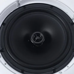 VEVOR In Ceiling Speakers, 8", In-Ceiling & In-Wall Speaker System, Hi-Fi Sound, 150W Peak, 2-Way Flush Mount Speakers, for Damp Humid Placement, Home Theater, Living Room, or Covered Patio, 1 Pair