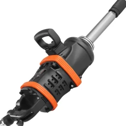 VEVOR 1 Inch Air Impact Wrench, Up to 5175 ft-lbs Beast Reverse Torque Output Pneumatic Impact Gun w/ 8 Inch Extended Anvil for Repairs and Maintenance of Heavy Duty Machinery / Semi-Truck / Bus