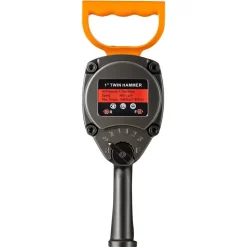VEVOR 1 Inch Air Impact Wrench, Up to 1200 ft-lbs Nut-Busting Torque, 16.4 lbs Lightweight Pneumatic Impact Gun with Double Handles for Heavy Duty Repairs and Maintenance