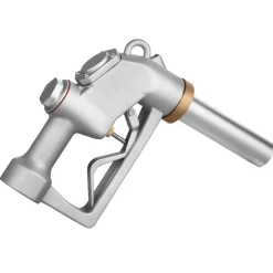 VEVOR 1.5 Inch Barb Automatic Fuel Nozzle with Swivel, Max Flow Rate 37 GPM, Auto Shut Off Diesel Gas Pump Nozzle with 3-Speed Trigger Lock & 1.5 Inch (OD=40 mm) Spout for Gasoline, Diesel, Kerosene