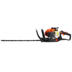 VEVOR 23.2-inch 26CC 2 Cycle Gas Hedge Trimmer, Gas Powered Handheld Hedge Trimmer with Dual Sided Dual Action Blade, 180° Adjustable Trimmer Head, Suitable for Trimming Shrubs, Low Bushes