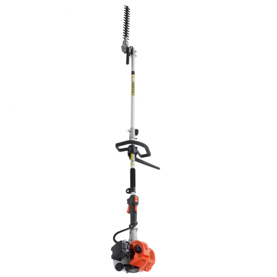 VEVOR 15.7-inch 26CC 2 Cycle Gas Hedge Trimmer, Gas Powered Pole Hedge Trimmer with Dual Sided Dual Action Blade, 270° Adjustable Trimmer Head, Suitable for Trimming Shrubs, Bushes
