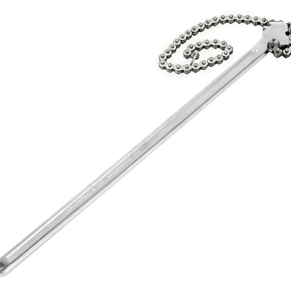 VEVOR 24inch Chain Wrench Carbon Steel Chain Pipe Wrench Heavy Duty 6.7 inch Diameter Capacity Chain Strap Filter Wrench