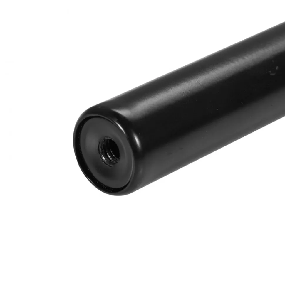 VEVOR 1 Inch Double Curtain Rods 36 to 72 Inches(3-6ft), Drapery Rods for Windows 24 to 68 Inches, Telescoping Dual Curtain Rod with Round Finials, Black