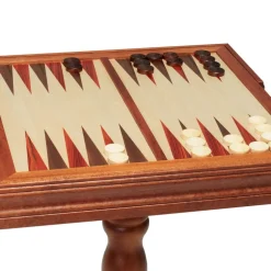 VEVOR 3-IN-1 Chess Checkers Backgammon Table Set, 18 Inch Premium Wooden Chess Table, Deluxe Combo Game Table Furniture Set, Chess Set Board Game Gift for Family Board Games