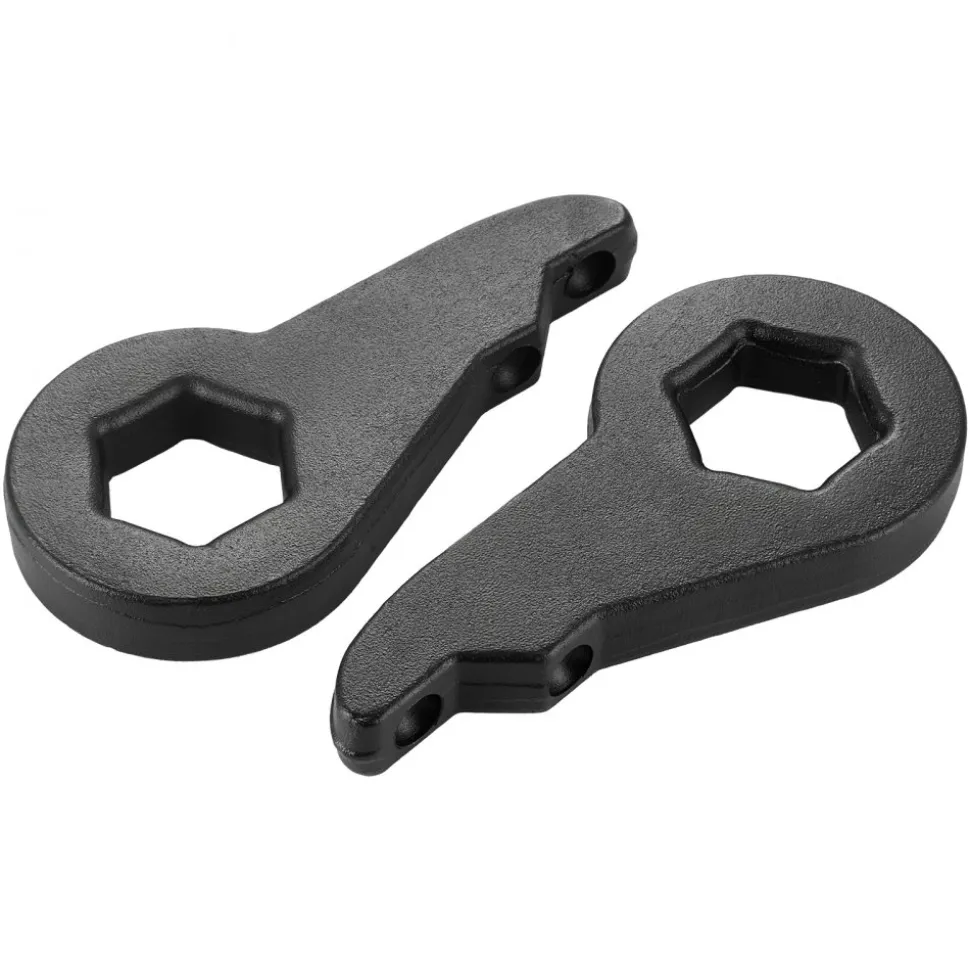 VEVOR 3 Inch Front Leveling Lift Kit for 2001-2010 Chevy Silverado/GMC Sierra 2500HD/3500HD 8-Lug, 01-07 Silverado/Sierra 1500HD, Torsion Bar Keys Suspension Level Kit with 2 Shock Extension Brackets