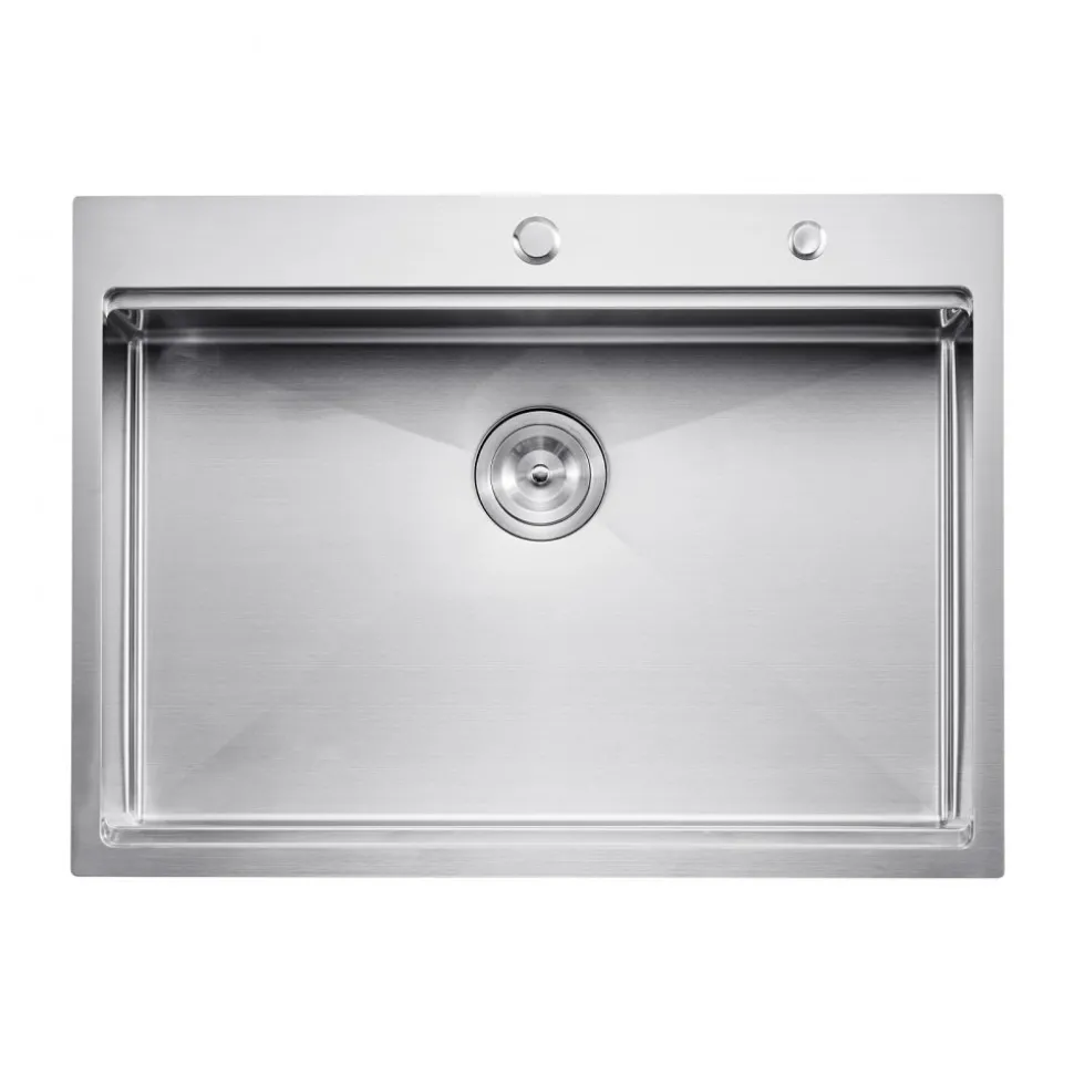 VEVOR 23 inch Kitchen Sink Workstation, 304 Stainless Steel Undermount Sink, Drop-In Single Bowl Farmhouse Basin with Ledge & Multiple Accessories, Household Dishwasher Sinks for RV, Prep Kitchen, Bar