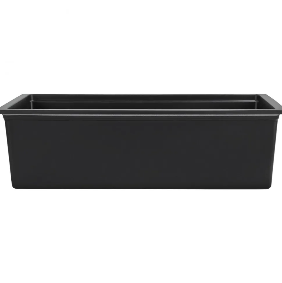 VEVOR 30 inch Kitchen Sink Workstation, Undermount Granite Sink, Drop-In Single Bowl Farmhouse Basin with Multiple Accessories, Household Dishwasher Sinks for RV, Prep Kitchen, and Bar (Black)