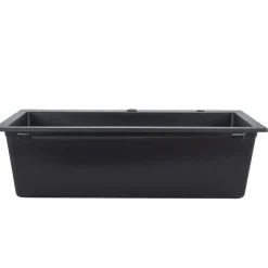 VEVOR 33 inch Kitchen Sink Workstation, Top Mount Granite Sinks, Drop-In Single Bowl Farmhouse Basin with Multiple Accessories, Household Dishwasher Sinks for RV, Prep Kitchen, and Bar (Black)