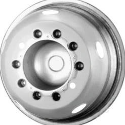 VEVOR 19.5-inch 10 Lug Wheel Simulators, 304 Stainless Steel Wheel Simulator Kit with Mirror Polished Finish, 2 Front and 2 Rear Wheel Covers Fit for For Ford F450/F550 (2005-2020), 4 pcs