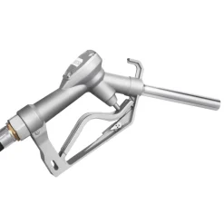 VEVOR 3/4-Inch NPT Fuel Nozzle with 10 ft Hose, Max Flow Rate 22.7 GPM, Diesel Gas Pump Nozzle with 2-Speed Trigger Lock & 0.78 in (OD=20 mm) Spout Used for Gasoline, Diesel, Kerosene, Silver