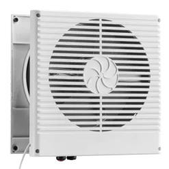 VEVOR 7.5-Inch Room to Room Fan, Through Wall Fan with AC Motor & Bi-directional Adjustable Wind, 180 CFM Ventilation Quiet Exhaust Vent for Kitchen, Living & Laundry Room, Workshop